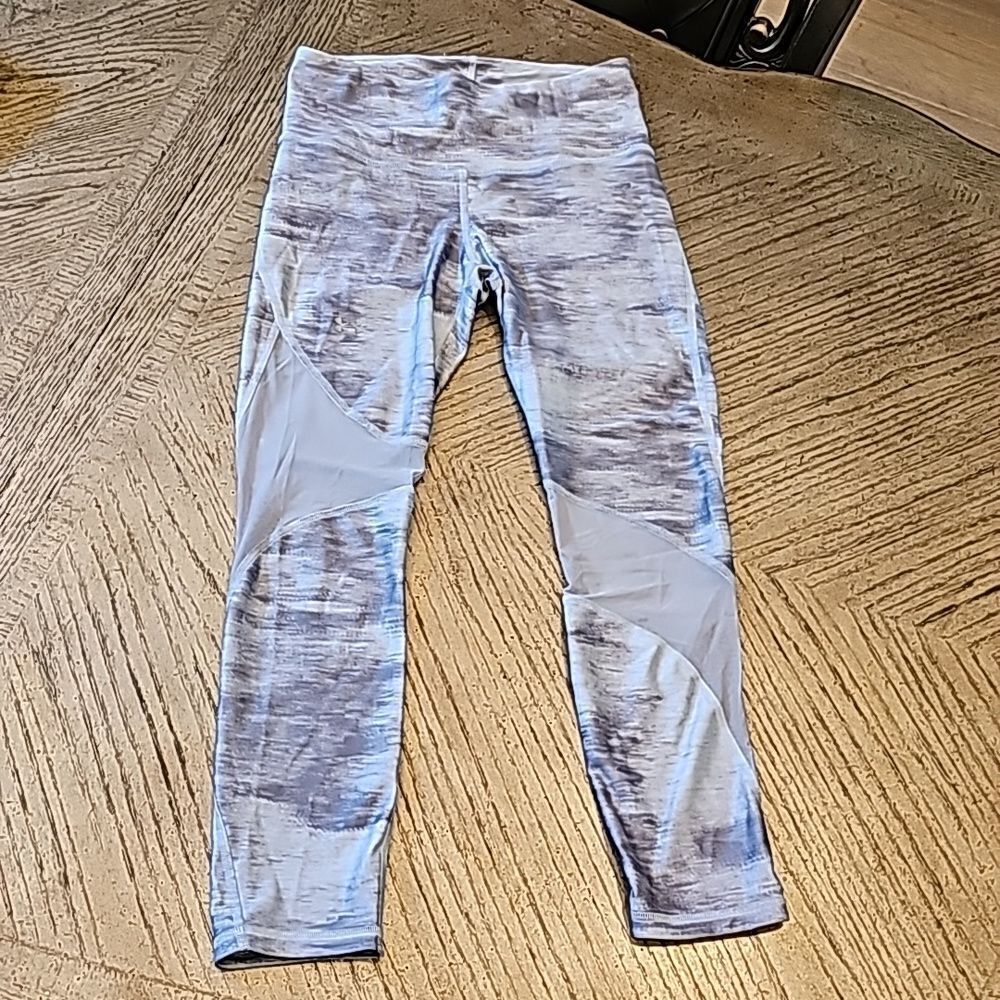 Under Armour gray leggings with mesh size M
